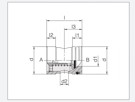 單向閥插裝閥芯